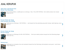 Tablet Screenshot of jualkerupuk.com